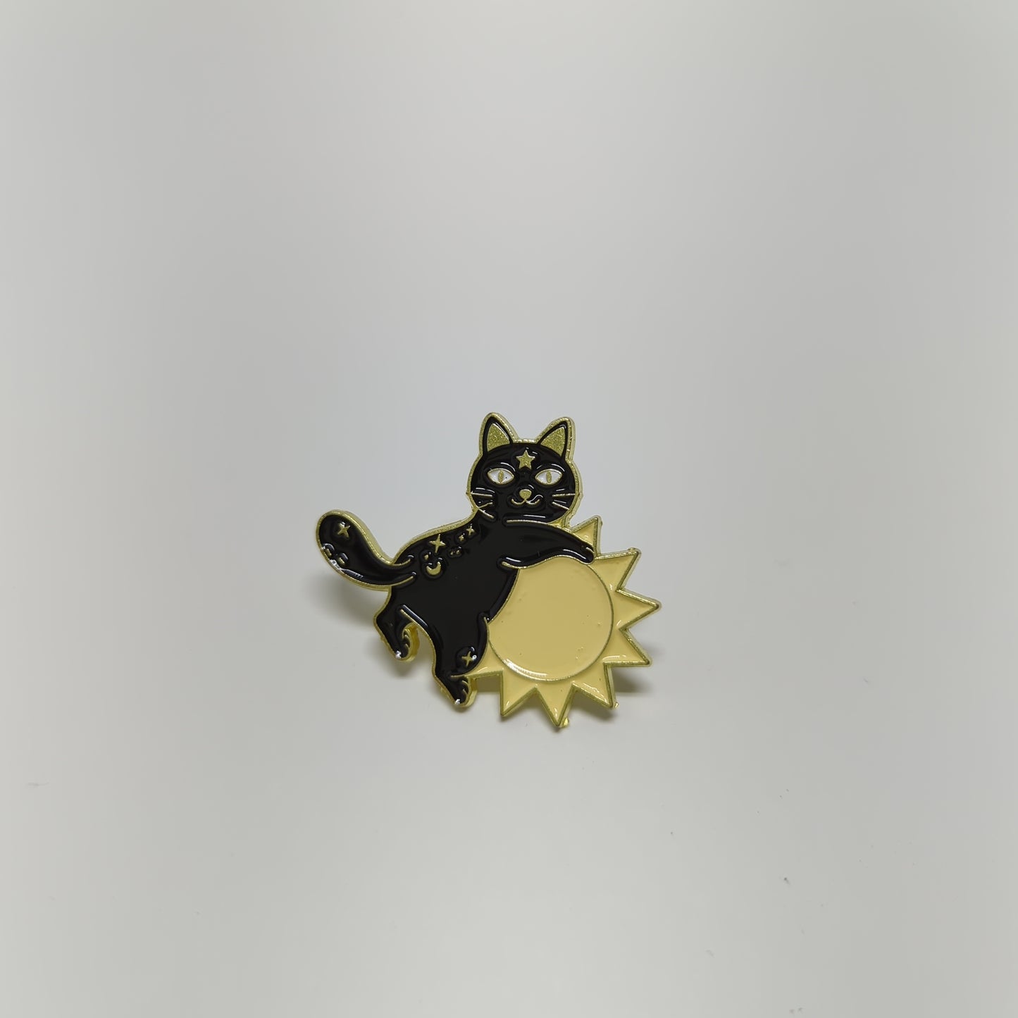 Enamel Pins Kitty Cat Sun & Moon