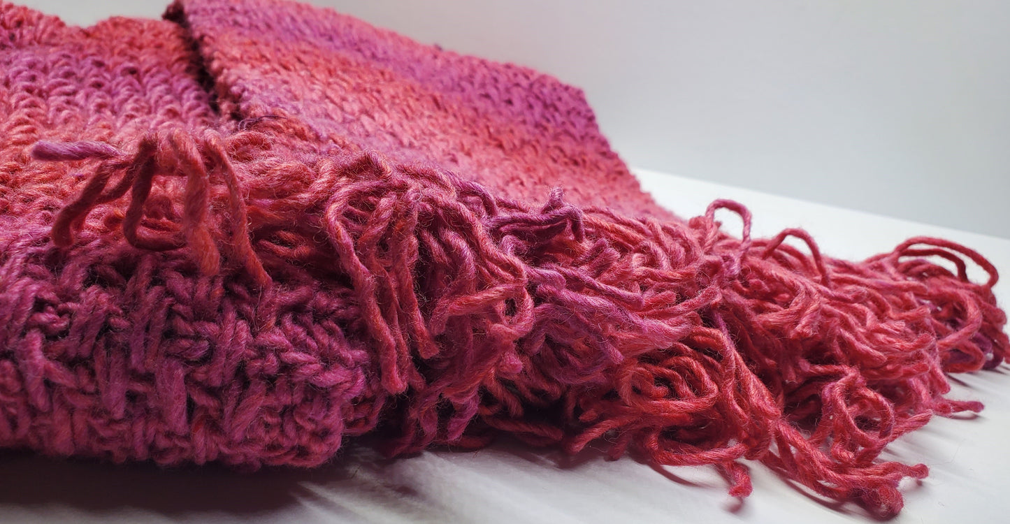 Pink Gradient Scarf