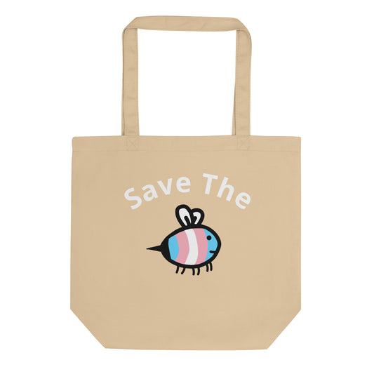 "Save The Bees" Trans Pride Eco Tote Bag