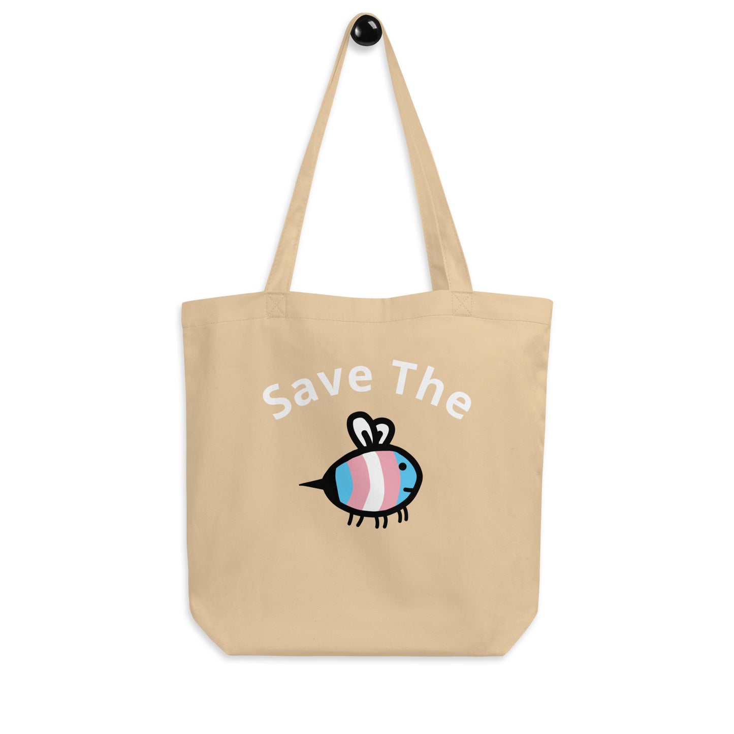 "Save The Bees" Trans Pride Eco Tote Bag